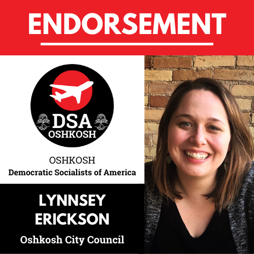 DSA Oshkosh image endorsement of Lynnsey Erickson